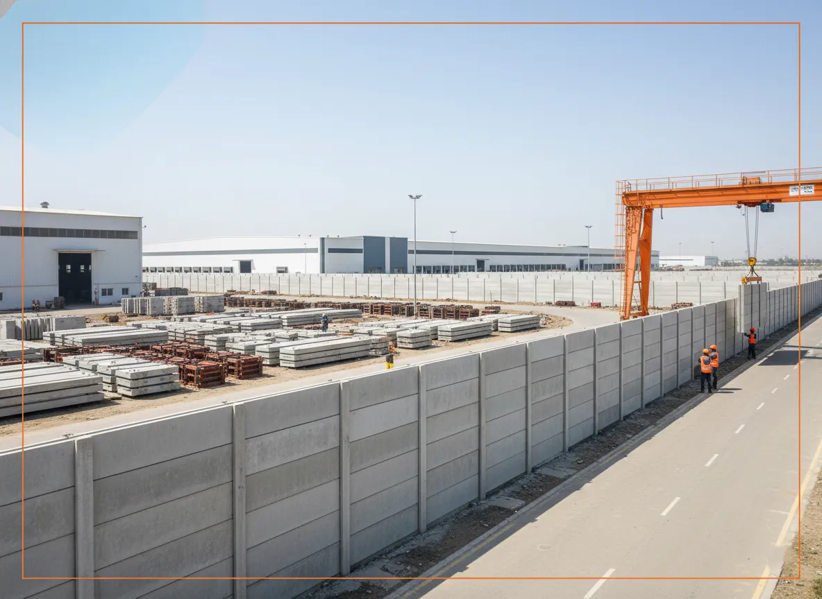 RCC Precast Boundary Wall Manufacturer in Indore